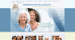 Desktop Screenshot of hamakua-health.org