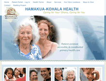 Tablet Screenshot of hamakua-health.org